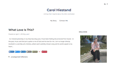 Desktop Screenshot of carolhiestand.com