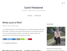 Tablet Screenshot of carolhiestand.com